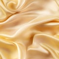 Light pale gold peach yellow white silk satin. Gold background. Silky shiny smooth soft fabric. Seamless pattern Royalty Free Stock Photo