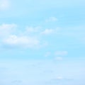 Light pastel blue sky small clouds Royalty Free Stock Photo