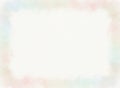 Light pastel watercolor background with soft edges and clean copy space Royalty Free Stock Photo