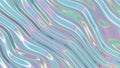 Light pearlescent texture of creases in the fabric, wrinkles effect,16x9 landscape orientation background, 3D rendering