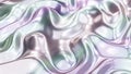 Light pearlescent texture of creases in the fabric, 16x9 landscape orientation background, 3D rendering