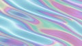 Light pearlescent texture of creases in the fabric, 16x9 landscape orientation background, 3D rendering