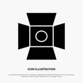 Light, Photo, Photography, Studio solid Glyph Icon vector Royalty Free Stock Photo