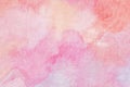 Light Pink abstract illustration background with dots and drips. watercolor paper texture image Royalty Free Stock Photo