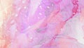 Light pink alcohol ink abstract background. Smudged soft flow liquid watercolor paint splash texture effect illustration for cards