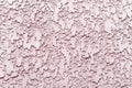 Light pink background or texture - plastered wall with ornament Royalty Free Stock Photo