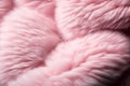 Light pink colored fluffy fur background. Decoration warm soft texture fur sheepskin rug artificial coat backdrop Royalty Free Stock Photo