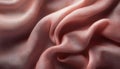 Soft pink fabric draped elegantly with gentle folds and subtle textures in natural light Royalty Free Stock Photo
