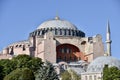 Aya Sofia Facade, Medium Wide Shot Royalty Free Stock Photo