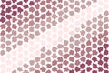 Light pink pixel geometric pattern with sharp pixelated design and structured arrangement. Modern digital concept