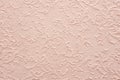 Light Pink Plaster Wall Texture with Abstract Stucco Pattern for Interior Design Royalty Free Stock Photo