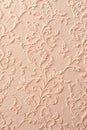 Light Pink Plaster Wall Texture with Abstract Stucco Pattern for Interior Design Royalty Free Stock Photo