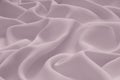 Light pink satin material, lilac sateen fabric, Royalty Free Stock Photo