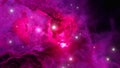 light pink space dark nebula galaxy in deep space and beauty of universe