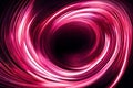 Light pink twirl curve light effect background. Generative AI