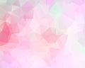 Light Pink vector modern geometric abstract background  , Multicolor, Rainbow vector triangle mosaic template Royalty Free Stock Photo