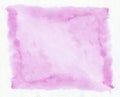 Light pink watercolour horizontal gradient background painted on the special watercolor paper. Middle is lighter than