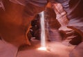 Light pole in Antelope Canyon