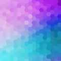 light purple-blue hexagon background. abstract vector illustration Royalty Free Stock Photo