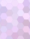 Light purple hexagonal honey comb background