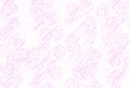 Light Purple, Pink vector texture with disks. Royalty Free Stock Photo