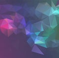 Light purple vector polygon abstract backdrop. Polygonal with gradient. Texture pattern for your backgrounds Royalty Free Stock Photo