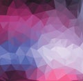 Light purple vector polygon abstract backdrop. Polygonal with gradient. Texture pattern for your backgrounds Royalty Free Stock Photo