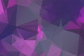 Light purple vector polygon abstract backdrop. Polygonal with gradient. Texture pattern for your backgrounds Royalty Free Stock Photo