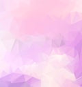 Light purple vector polygon abstract backdrop. Polygonal with gradient. Texture pattern for your backgrounds Royalty Free Stock Photo