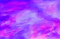 Light purple watercolor blur abstract painted canvas and paintbrush artistic