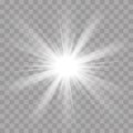 Light Rays Flash Sun Star Shine Radiance Effect