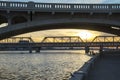 Light Rail Bridge Royalty Free Stock Photo