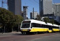 Light rail train in Dallas