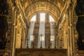 Light Rays St. Peter Rome Royalty Free Stock Photo