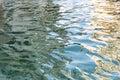 Light reflected on the water surface. Abstract blue water. Water surface, ocean background Royalty Free Stock Photo