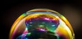 Light Reflecting Colors off of Soap Bubbles