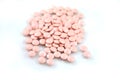 Rose round tablets Royalty Free Stock Photo