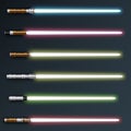 Light sabers Royalty Free Stock Photo