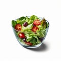 Hyperrealism Photography Of Salad De Choclo In Glass Bowl