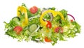 Light salad of fresh vegetables Royalty Free Stock Photo