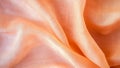 Light salmon-orange canvas with a smooth, delicate texture and minimal wrinkles Royalty Free Stock Photo