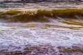 Foamy Surface Of Marmara Sea In Turkey Royalty Free Stock Photo