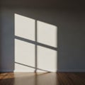 Of light and shadow emphasizes simplicity and minimalism in the room s Royalty Free Stock Photo