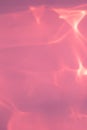 Light shadow overlay background. Underwater effect image mockup, pink light shadow overlay background, caustic