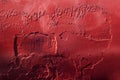 Red oil color on rusty iron sheet for background Royalty Free Stock Photo