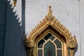 Light and shadow on window of Church at Wat Benchamabophit.