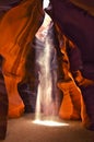 Light Shaft at Antelope Canyon Royalty Free Stock Photo
