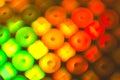 Light shapes effect - defocus light Royalty Free Stock Photo