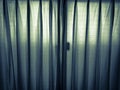 Light shines through curtains Royalty Free Stock Photo