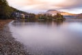 Light shines onto Ben Lomond Royalty Free Stock Photo